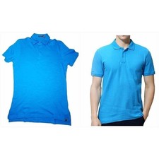 G/FORE Men's Essential Tech Jersey Polo Blue size Med M Golf Casual Outdoor NWT