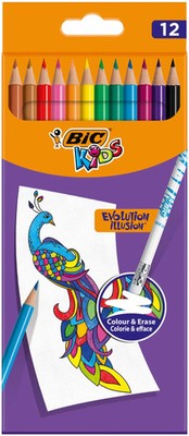 BIC Buntstifte KIDS EVOLUTION Illusion 12er Set | BIC Kids Evolution Illusion