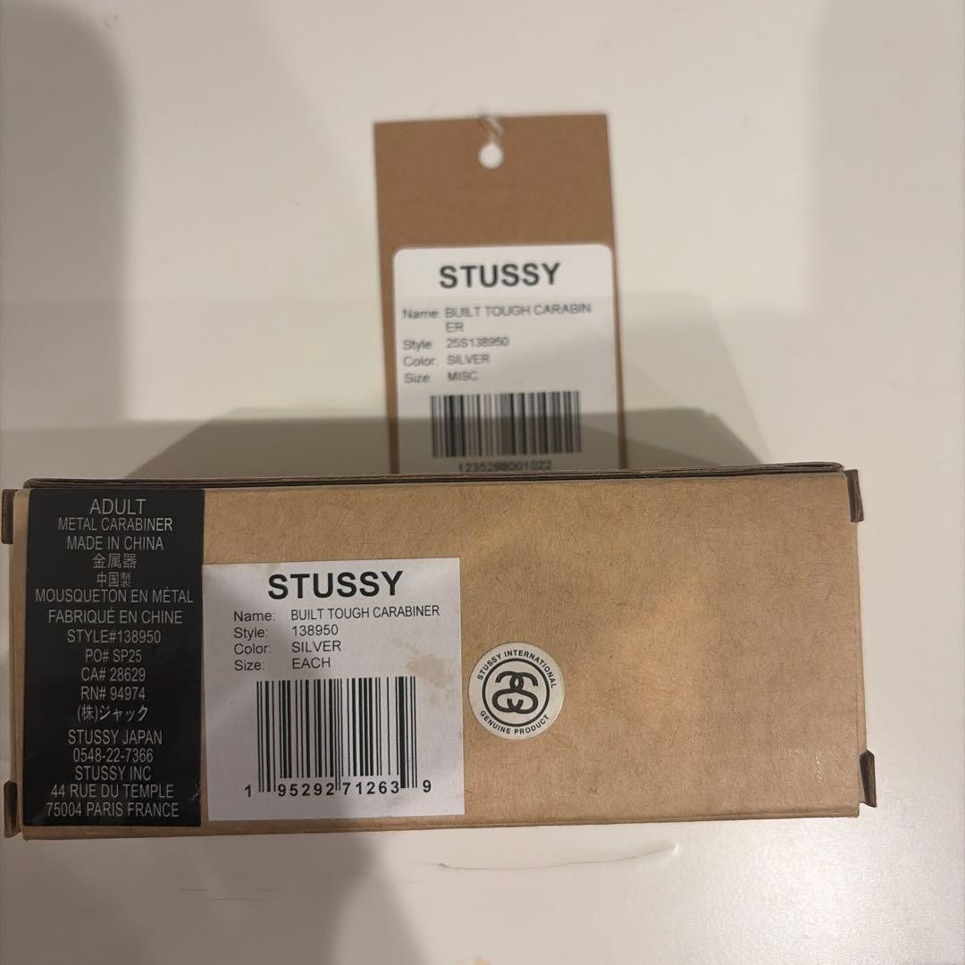 STUSSY BILL TOUGH CARABINER シルバー カラビナ 【公式通販】