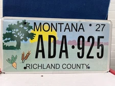 27 RICHLAND COUNTY GREATER SIDNEY AREA CHAMBER OF COMMERCE   MONTANA PLATE
