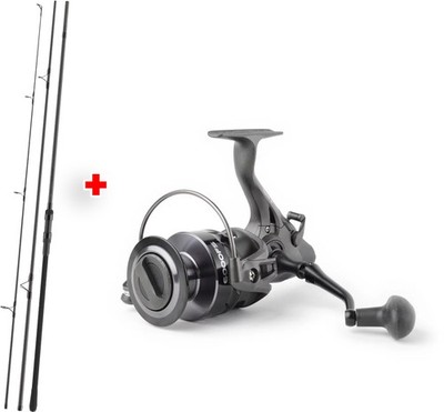 Karpfencombo Ansitzcombo Angelset Combo Daiwa Black Widow XT Carp 3.60m 3.0lbs 3
