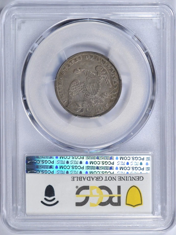 1835 CAPPED BUST QUARTER PCGS XF DETAIL - Image 2 of 3