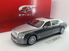 GT Spirit 1:18 scale Bentley Mulsanne EWB 2016 Grey/Silver GT148