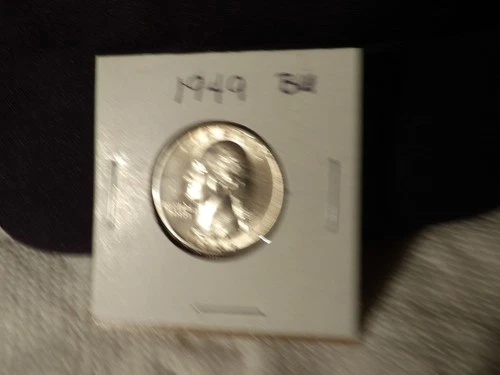 1949 Washington Silver Quarter ~ AU/BU