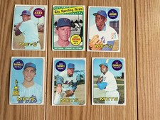 15 Different 1969 Topps New York Mets Card Lot EX/EXMT