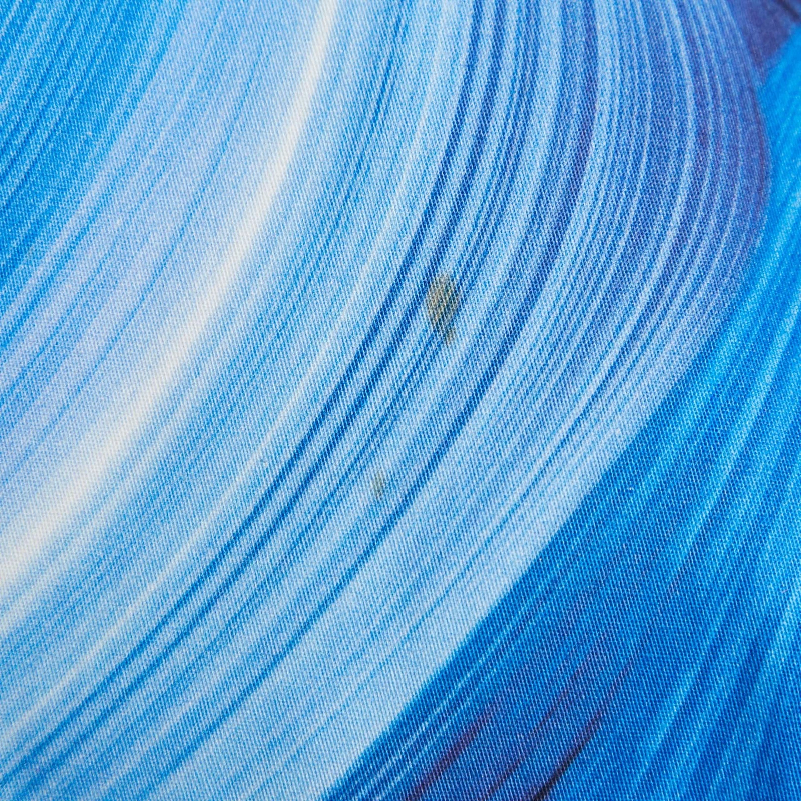 Abito corto smanicato cotone stampa astratta blu collezione Versace L