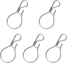 5PCS Fishing Lock Snap Freshwater Saltwater Stringer Clip Stainless... 