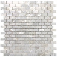 Mother of Pearl Shell Mosaic Tile for Kitchen Backsplash/Bathroom Tile, 10-Sheet
