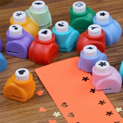 Mini Paper Cut Punch Scrapbook Craft Cutter Stencil Handheld Making Hole US