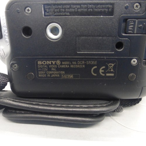 Sony Handycam DCR-SR35E Handheld High Definition Camcorder Silver Tested - Picture 6 of 8