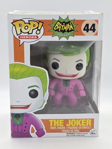 Funko Pop Batman Classic TV Series The Joker #44 Heroes Vinyl Figure Vaulted
