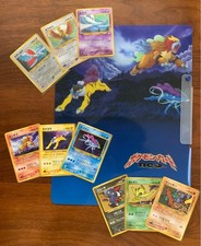 Premium Card File 3 PROMO Old Back Lugia Ho-Oh etc Pokemon Card Japanese