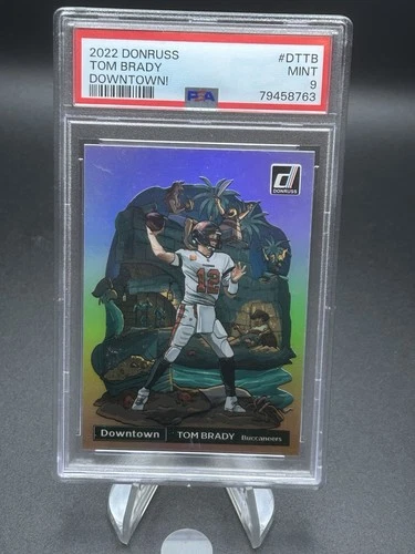2022 Donruss Tom Brady Downtown DT-TB Rare PSA 9 Mint