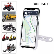 Silver / Black Cell phone holder FOR Motorcycle ATV GPS Mount 360  Rotation