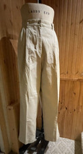 Vintage 80s LL Bean KHAKI Trouser Pants 34  HIGH RISE Waist 3 Pocket 16