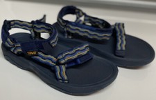 Teva Youth Hurricane XLT Sandals Water Shoes Striped Size 2 Blue 1019390C