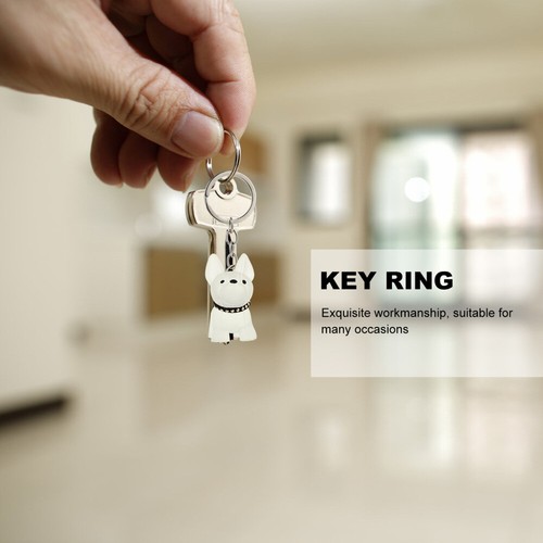 6pcs Keyring Dog Lover offres Keychain Novelty Keychains Birthday Party Favors Gifts