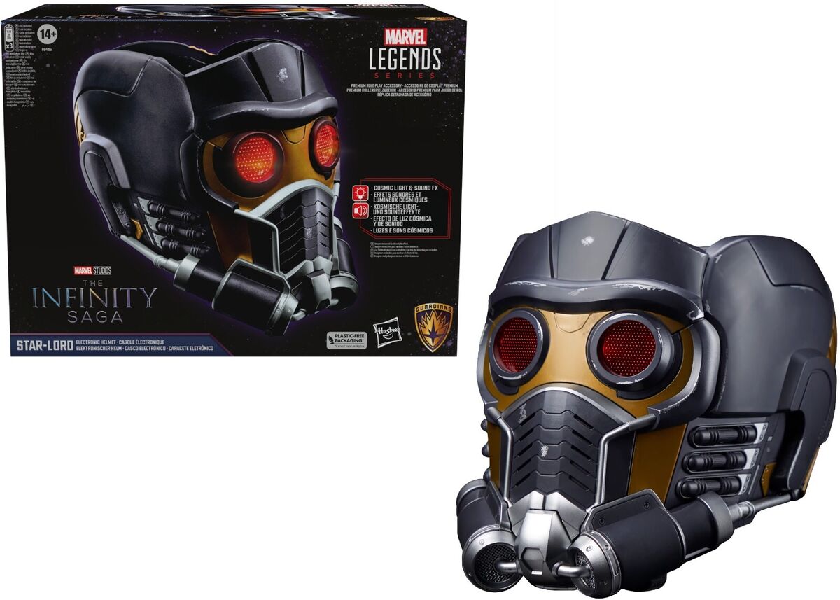 Marvel Legends Series Star-Lord Premium Electronic Roleplay Helmet - Marvel