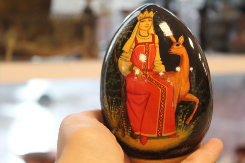 Handmade Wooden Russian Easter Egg - Picture 2 of 5