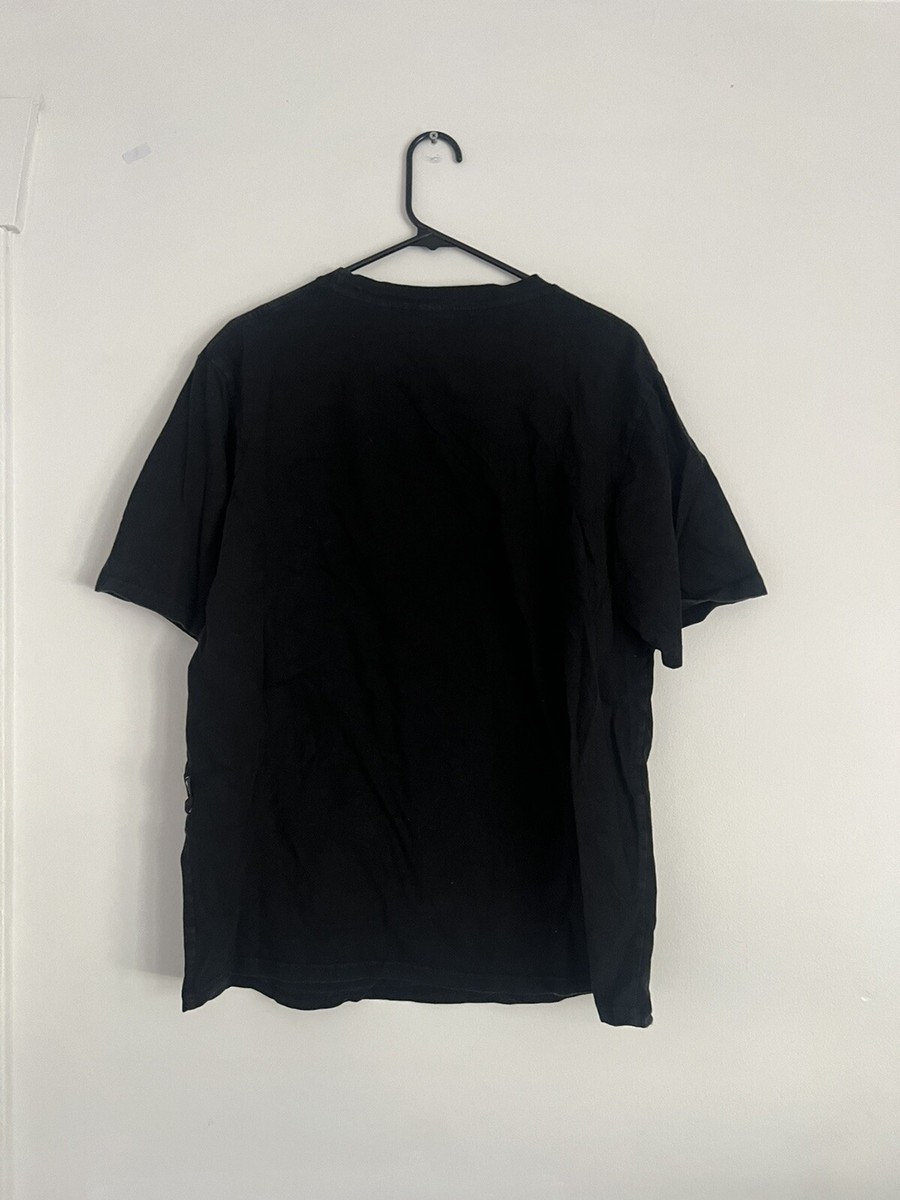 Thrasher Venture Awake Collab T-Shirt Size XL Black Yellow