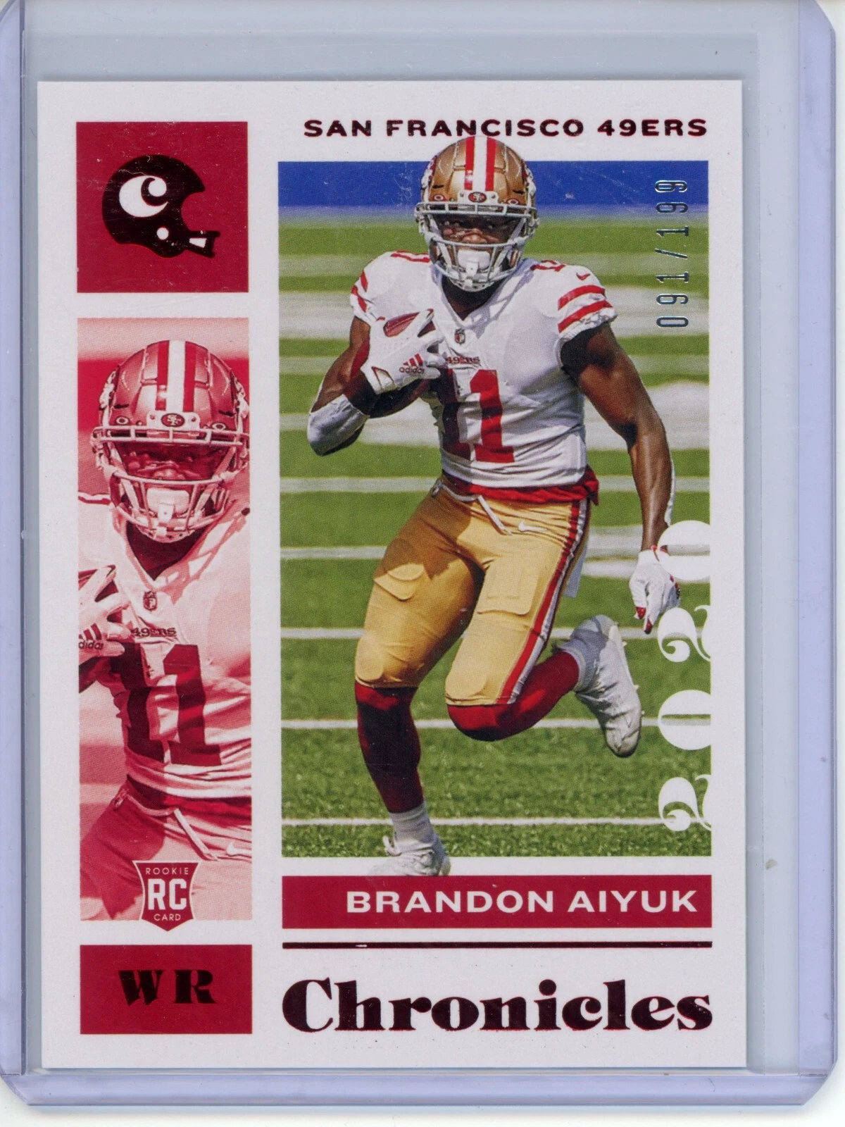 Brandon Aiyuk Panini Chronicles #86 Red