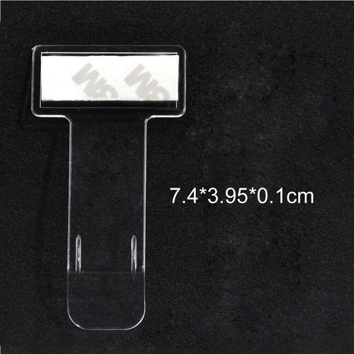2x Car Vehicle Parking Ticket Permit Card Holder Clip Receipt Sticker Windshield - Picture 6 of 9