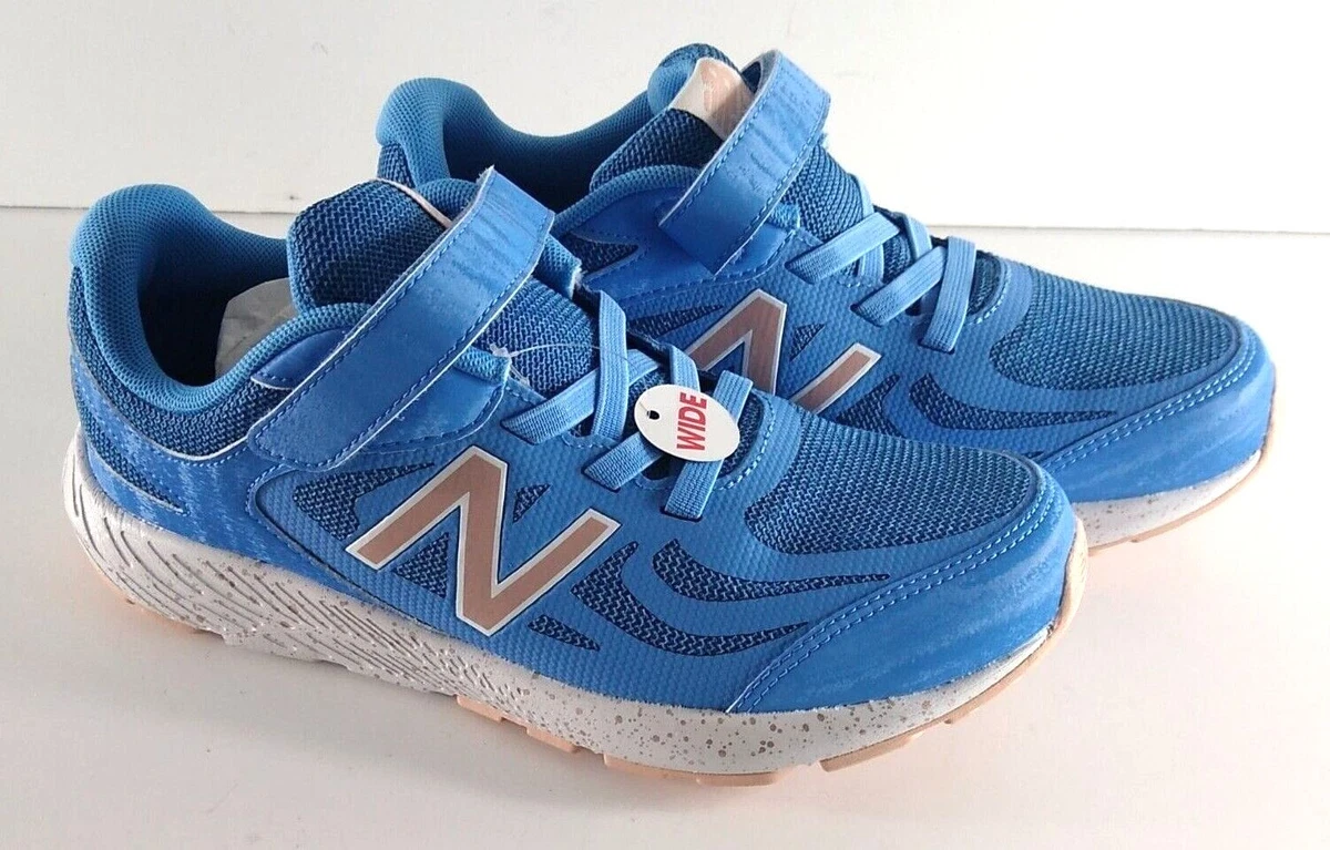 Women s Girls New Balance 519 Shoes NWOT New YT519CL Blue Pink Running 5.5 Wide