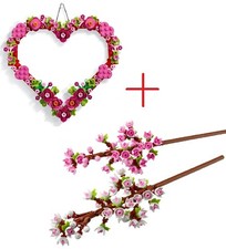 Promo Lego Herz Ornament 40638 / Botanicals Kirschblüten 40725