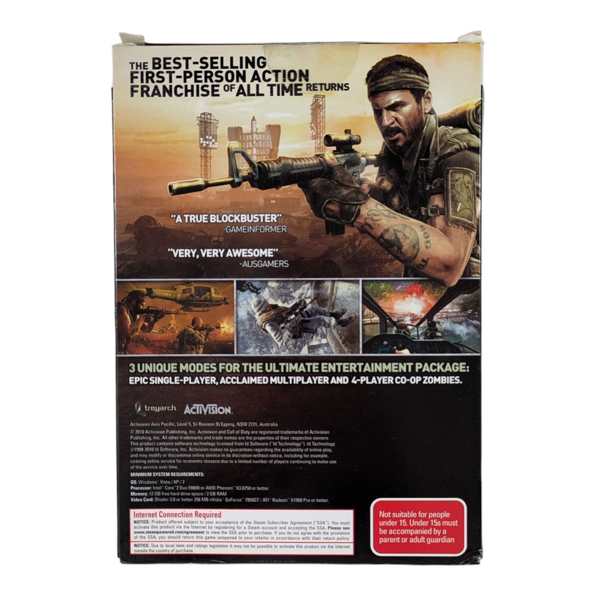 Call of Duty Black Ops II PC DVD ROM with Box 2012 COD