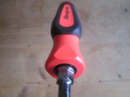 snap on screwdriver larger sgd8b bright orange flat new premium tool made in usa - Picture 6 of 9