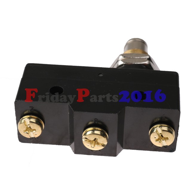 Brake Pedal Micro Switch 3Terminal PlungerStyle For Club Car & EZGO