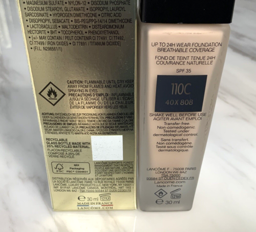 Lancome Teint Idole Ultra Wear 24H Foundation - 1oz/30mL - 110C - Exp 08/2026 - Picture 6 of 9