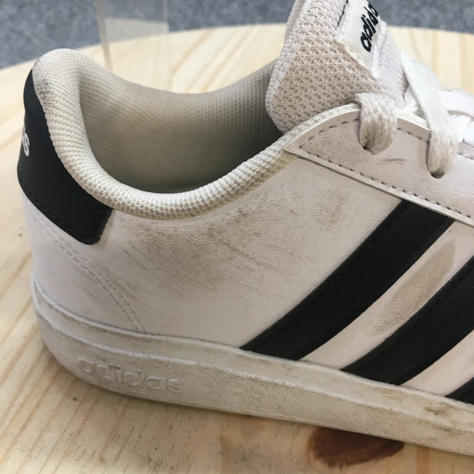 Adidas Zapatos Juveniles 4 Gran Cancha Estilo de Vida Tenis Con Cordones Tenis GW6511 Blanco Foto 4 de 4