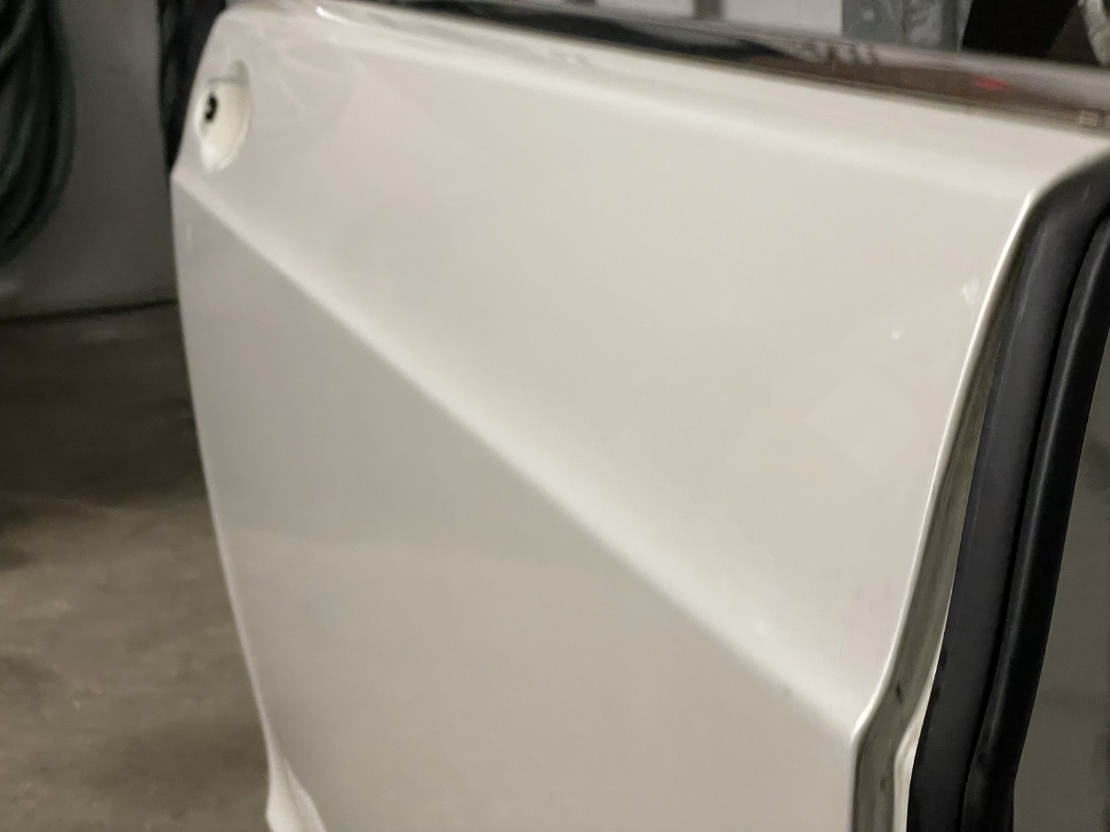 06-13 Bentley Continental Flying Spur Rear Right Door Shell NO DENTS Ghost White