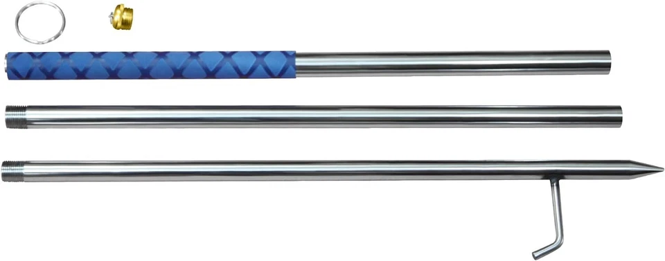 49" Chimenea Poker Camping Fogata Exterior Fogata Herramientas Accesorios Negro Foto 4 de 4