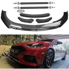Carbon Front Bumper Lip Splitter Spoiler Body Kit For Hyundai Sonata