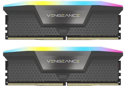 32GB (2x16GB) Corsair Vengeance RGB DDR5-6000 RAM CL36 RAM Speicher Kit - Bild 1 von 5