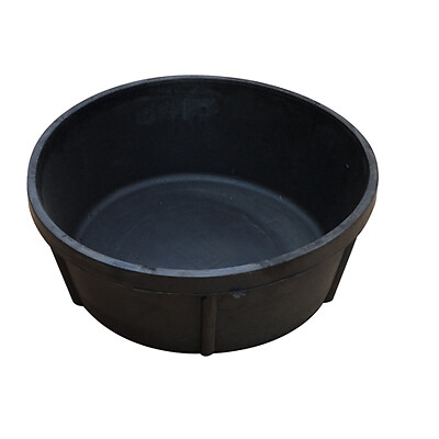 Master Rancher MR4QR/PAN-BLK Zufuhrpfanne, Gummi, 4 Qts. - Menge 1 - Bild 2 von 2