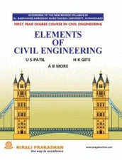 Elements of Civil Engineering, Paperback by Patil, U S, Like New Used, Free s...