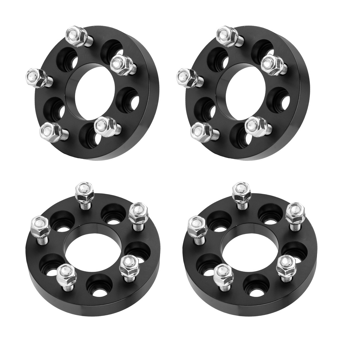 Autopuppy 1" Wheel Adapters – 5x114.3 To 5x100, M12x1.5, 78.1mm Hub – For Toyota Corolla, Celica, Scion TC