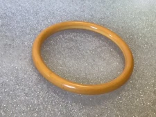 vintage Bakelite bangle bracelet butterscotch simichrome tested 1/4"