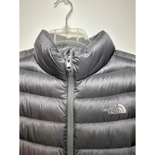 The North Face Parka Long Full Length Grey Down Coat 700 Casual Womens Medium - Picture 2 of 9