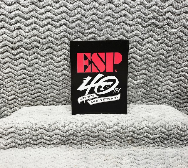 ESP Guitars Sticker 40th Anniversary NEW eBay