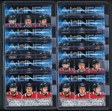 (Lot of 10) 2024-25 Upper Deck Foligno/Bedard/Kurashev A-Lines #AL-7 Blackhawks