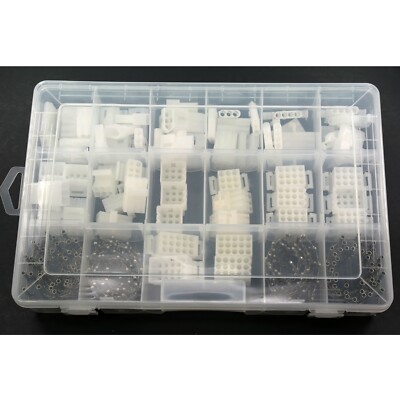 234pcs Molex 2-15 Pin Gauge Connector Kit 0.093'', Wire Gauge 14-16-18-20-22 AWG