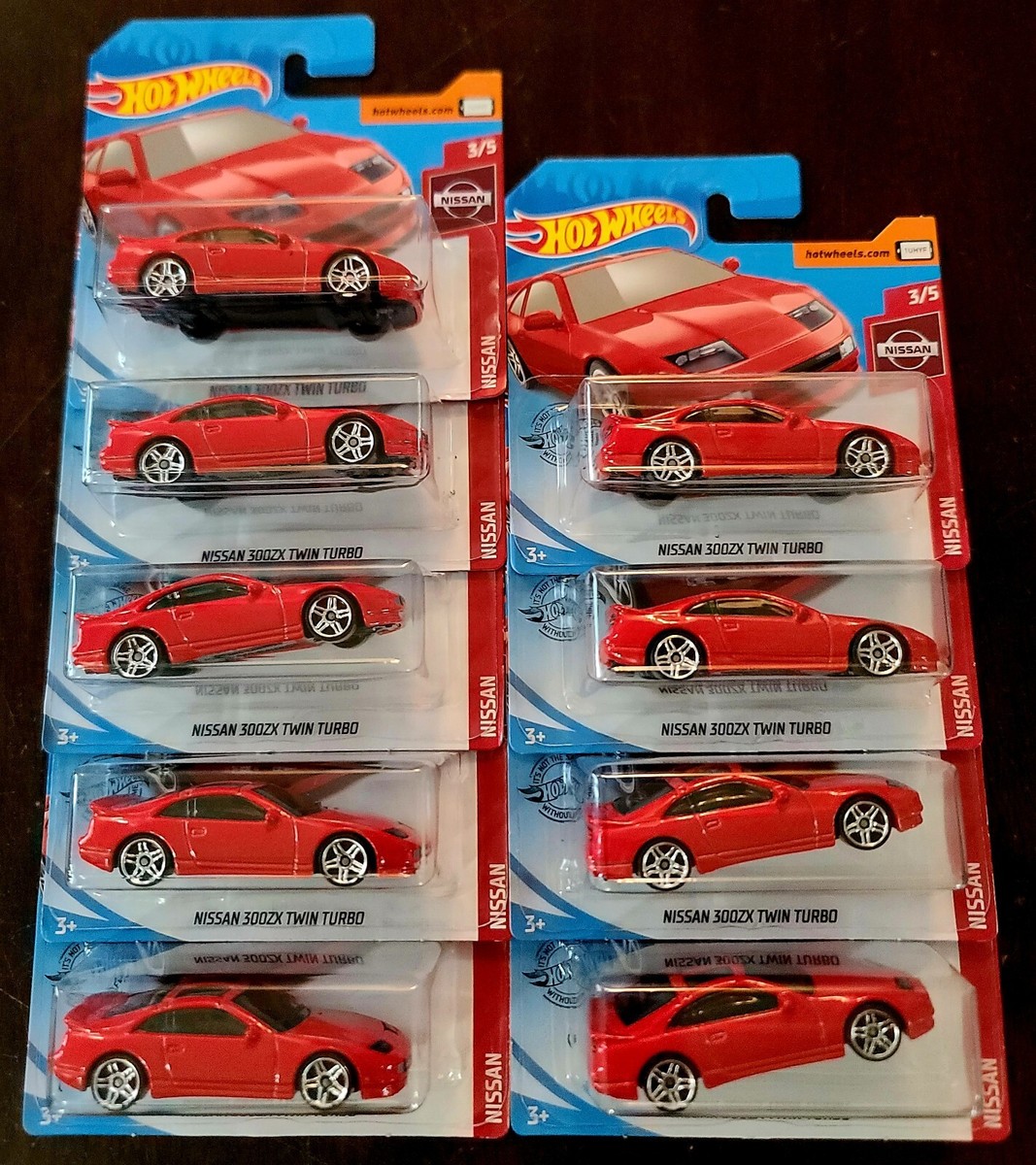 Hot Wheels 2019 Nissan 300ZX Twin Turbo Red HW Nissan #3/5 Short