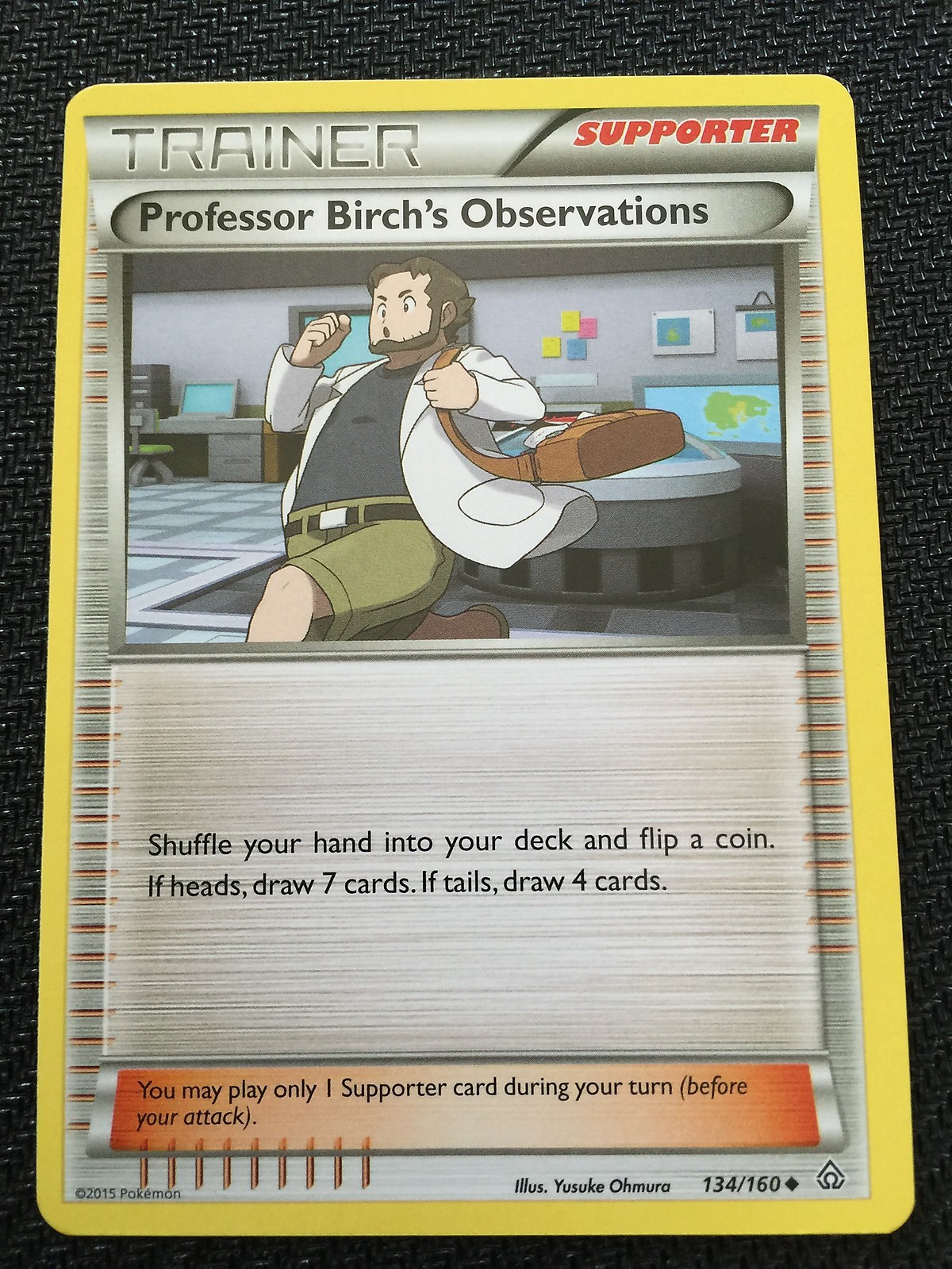 Pokemon Tcg Xy Primal Clash 4 X Professor Birch S Observations 134 160 Uncommon Ebay