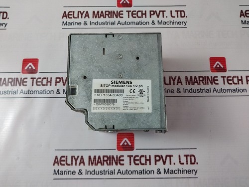 SIEMENS SITOP Modular 10A 1/2 Ph 6EP1 334-3BA00 Power Supply Module 50/60HZ - Picture 10 of 16