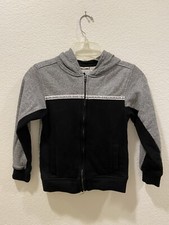 Calvin Klein Jeans Hoodie Full Front Zip Sweater Boys Size 6 EUC