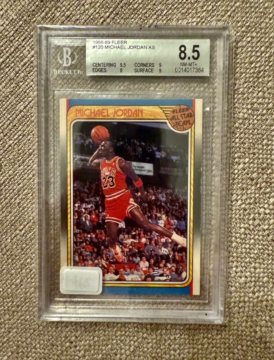 1988-89 FLEER MICHAEL JORDAN #120 BGS 8.5 HOF | eBay